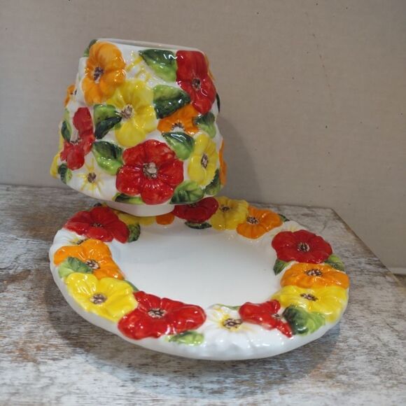 Candle Shade and Plate set - Picture 1 of 5